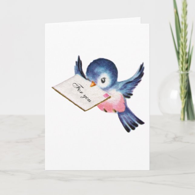 Carte Bluebird of Happiness Graduation Card (Devant)