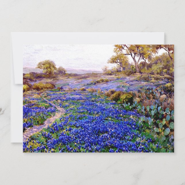 Carte Bluebonnets à Twilight, au nord de San Antonio (Devant)