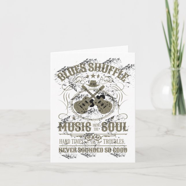 Carte Blues Music from the Soul - Guitare (Devant)
