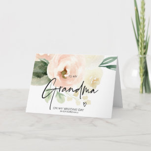 Carte Blush To My Grand-mère Mon Mariage