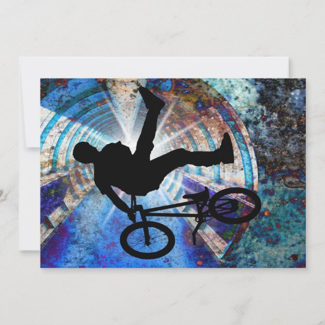 Carte BMX dans le tunnel de gravité (Devant)