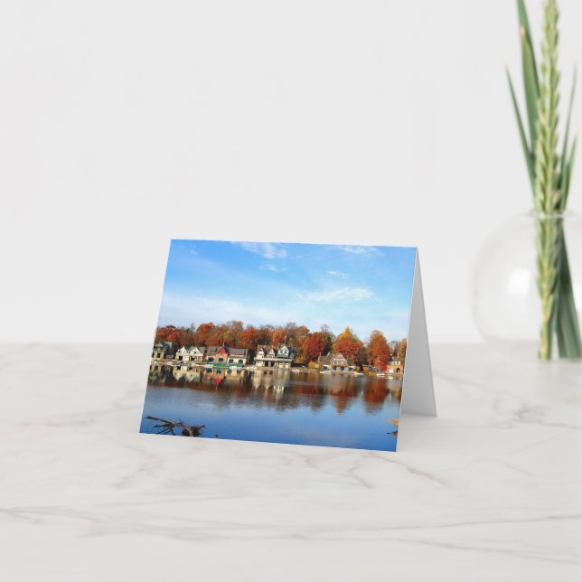 Carte Boat House Row, Philadelphie, PA (Devant)