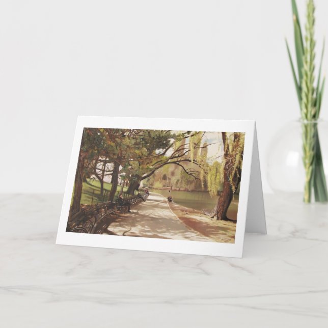 CARTE BOATING LAKE CENTRAL PARK (Devant)