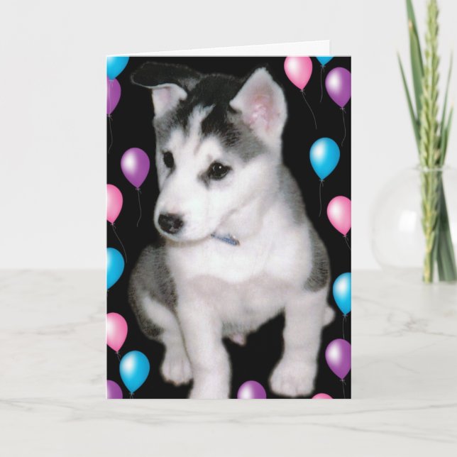 Carte Bob et ballons (Devant)