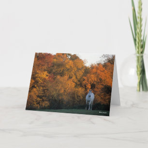 Carte Bob Langrish Gray Warmblood Horloge debout Automne