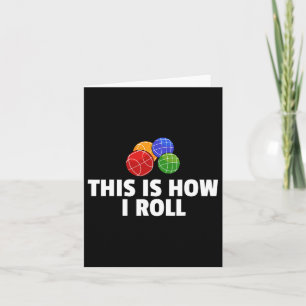 Carte Bocce Byll Cadeau Italien Bowling Joueur Bocci