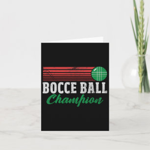 Carte Bocce Byll Champion Italien Bocci Player Champ Dis