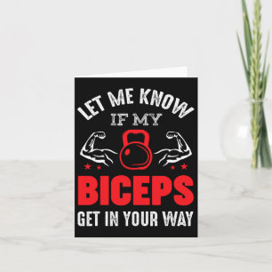 Carte Bodybuilder Biceps Fitness Fitness Motivation