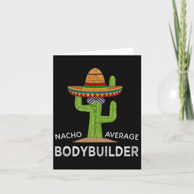 Carte Bodybuilder Funny (Devant)