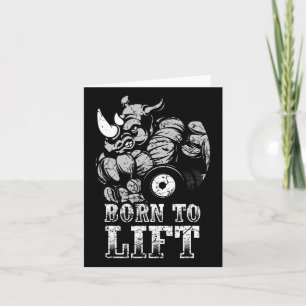 Carte Bodybuilding Gym Fitness Training Muscle Rhino Gif