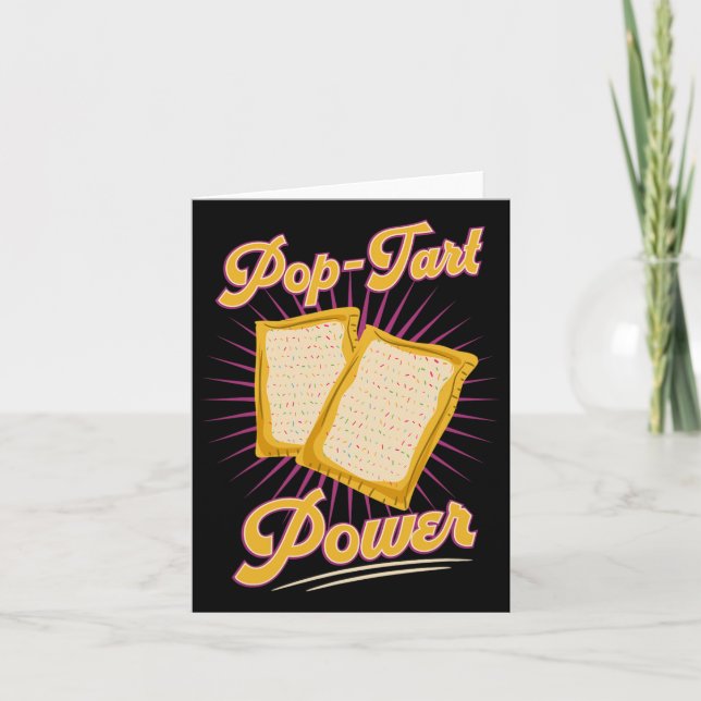 Carte Bodybuilding Pré-entraînement Pop Tart Power Gym E (Devant)