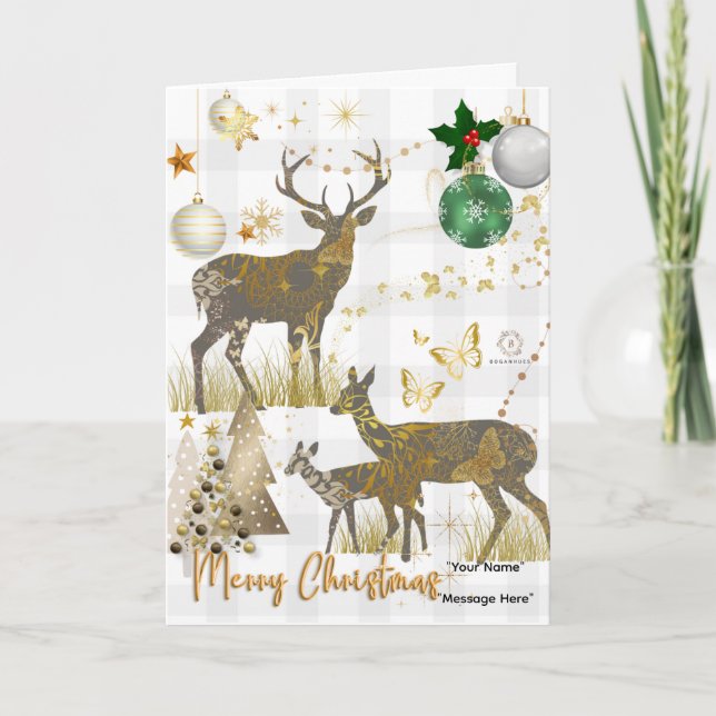 Carte Boganhues imprimés uniques (Devant)