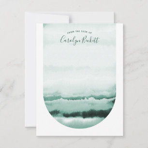 Carte Boho Aquarelle Cravate-Dye Papier personnalisé - V