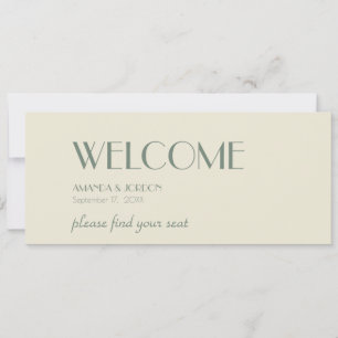 Carte Boho Deco d'automne En-tête de graphique de sièg