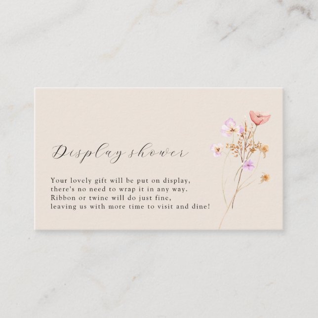 Carte Boho Display Shoot (Devant)