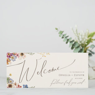 Carte Boho Fleur sauvage Jardin Beige Siège en-tête du g