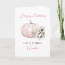 Boho Pink Pumpkin 1er Anniversaire