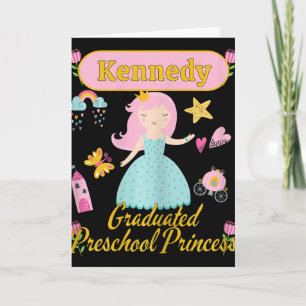 Carte Boho Princess Kennedy 2026 Préscolaire Personnalis