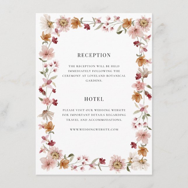 Carte Boho Rustic (Devant)