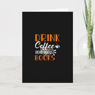 Carte Boire Café Lire de bons livres