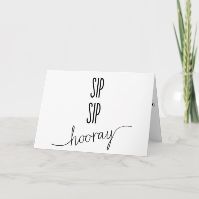 CARTE ***BOISSON DE CHOIX***CARTE D'HUMOUR D'ANNIVERSAIR (Devant)