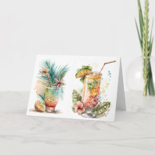 Carte Boissons d'anniversaire