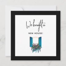 Boîte de fenêtre Nouvelle maison encadrée Nouvelle