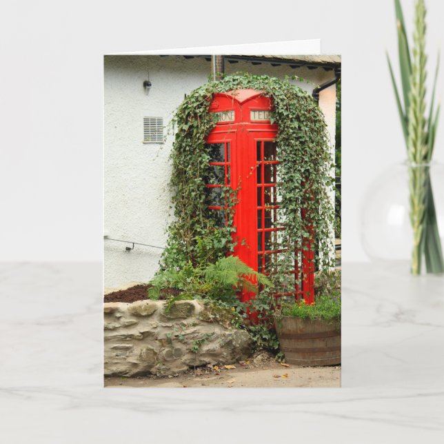 Carte Boîte de téléphone rouge (Devant)