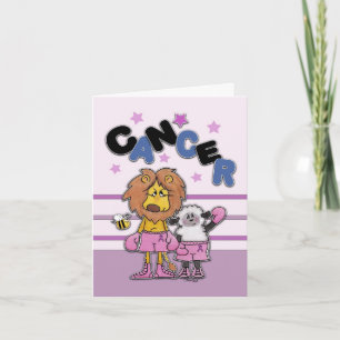 Carte Boîtes de lions et d'agneaux - Faire le cancer noi