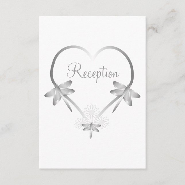 Carte Boîtier De Réception De Mariage Dragonfly Ar (Devant)