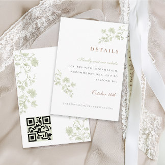 Carte Boîtier Floral Spring Chinoiserie