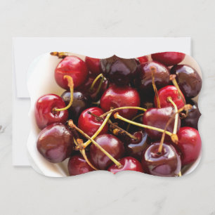 Carte bol de cerises