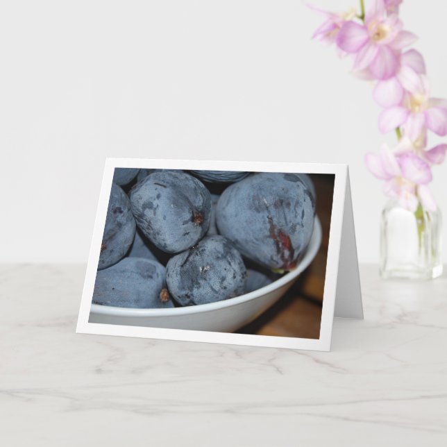 Carte Bol de fruits de figue (Orchidée)