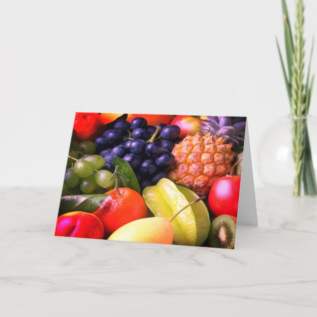 Carte Bol de fruits frais (Devant)