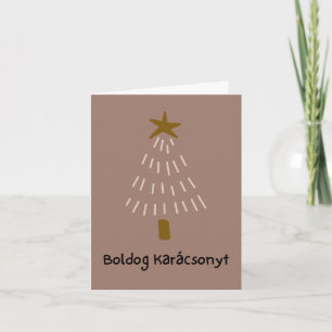 Carte Boldog Karácsonyt Noël hongrois