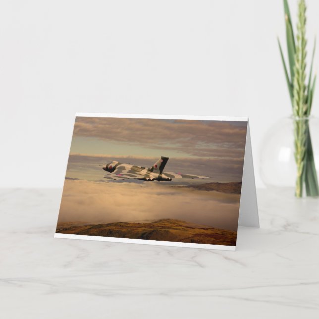 Carte Bombe Vulcain Avro XH558 (Devant)