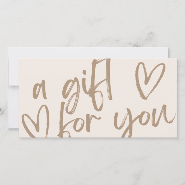 Carte Bon de certificat cadeau moderne (Devant)