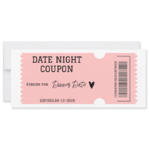 Bon de soirée en amoureux