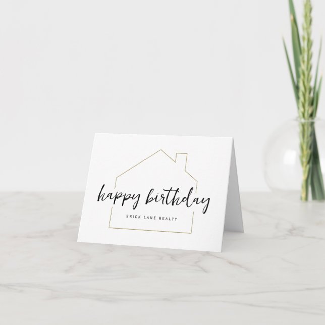 Carte Bon goût Joyeux Anniversaire Réalité (Devant)