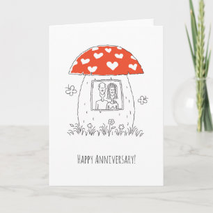 Carte Bon Mariage Anniversaire Coeur Couple Champhroom