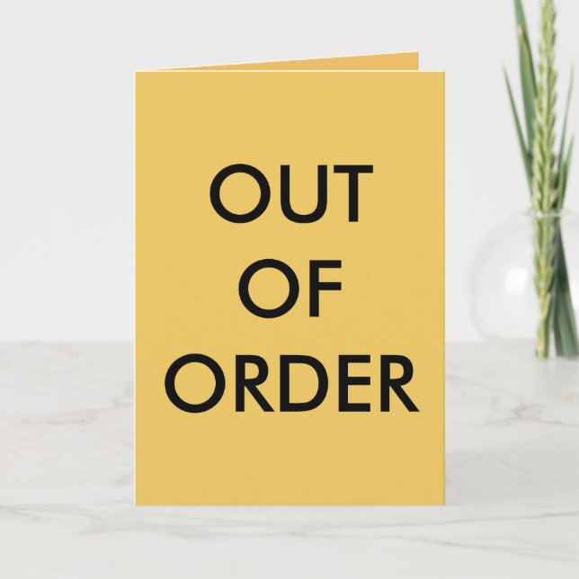 Carte Bon rétablissement. (Devant)