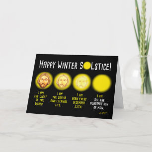 CARTE BON SOLSTICE D'HIVER !