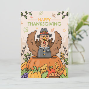 Carte bon thanksgiving