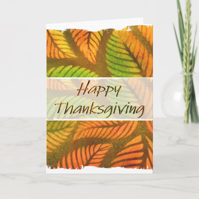 carte bon thanksgiving (Devant)