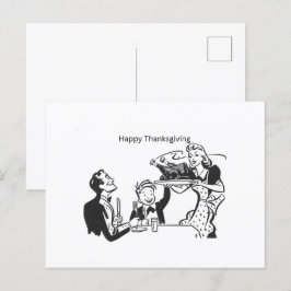 Carte bon thanksgiving, carte postale