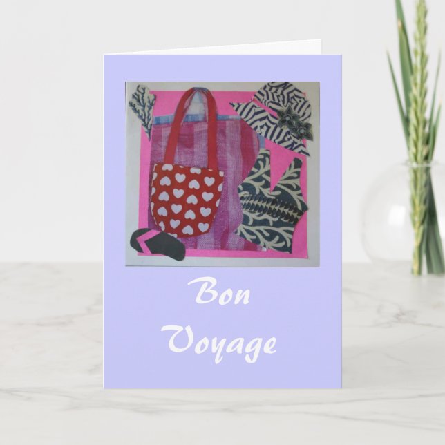 Carte Bon Voyage (Devant)