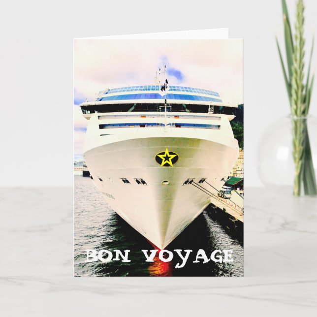 CARTE BON VOYAGE ! (Devant)