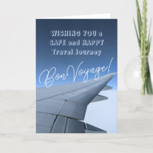 Bon voyage ! Meilleurs vœux de voyages heureux et 