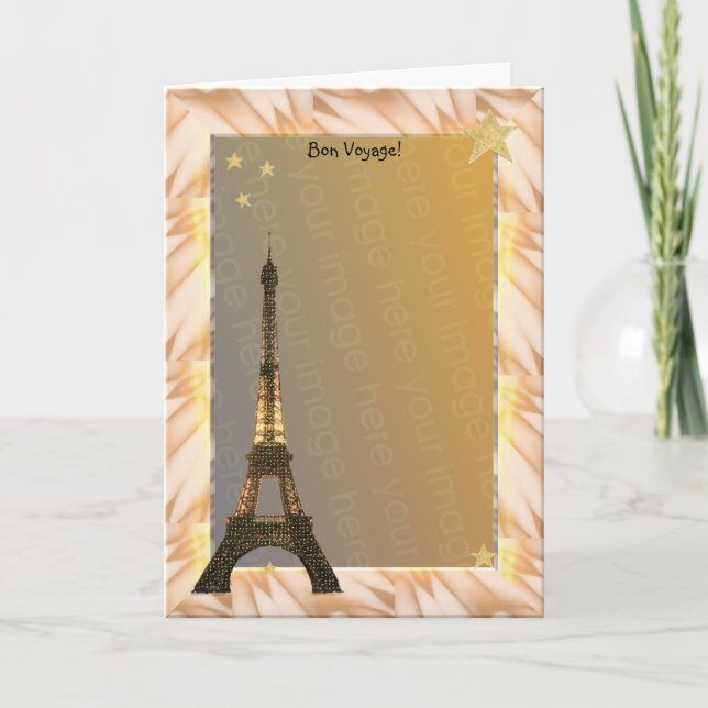 Carte Bon Voyage !Modèle (Devant)