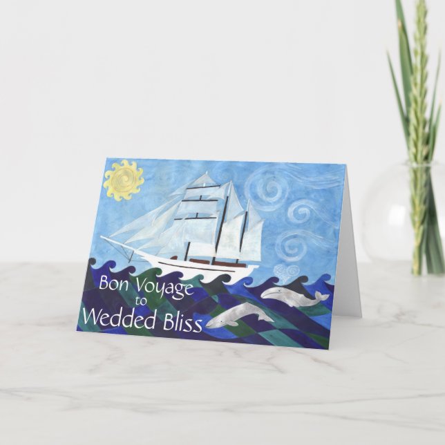 Carte Bon voyage Wedded Bliss (Devant)